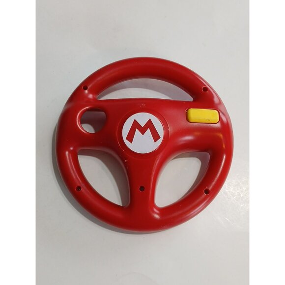 Nintendo Wii + Wii U Mario Kart 8 Mario Red Steering Wheel Hori - Picture 2 of 10